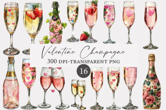 Download Valentine Champagne Clipart - Champagne clipart Collection