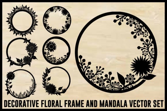 Download Vintage Floral Laser Cut Ornamental Fram - Laser Collection