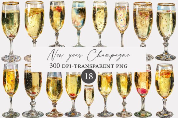 Download New Year Champagne Clipart - Champagne clipart Collection