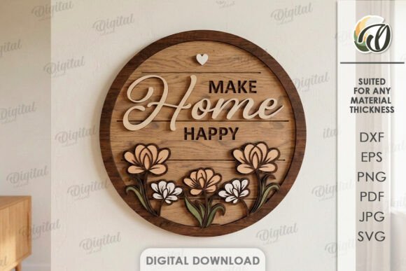 Download 3D Home Wall Decor Laser Cut - Laser Collection