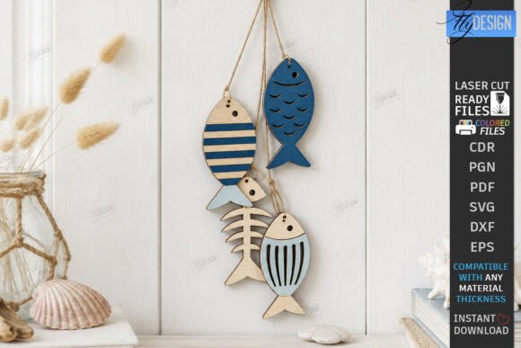 Download Coastal Hanging Decor Sign Laser Cut - Laser Collection